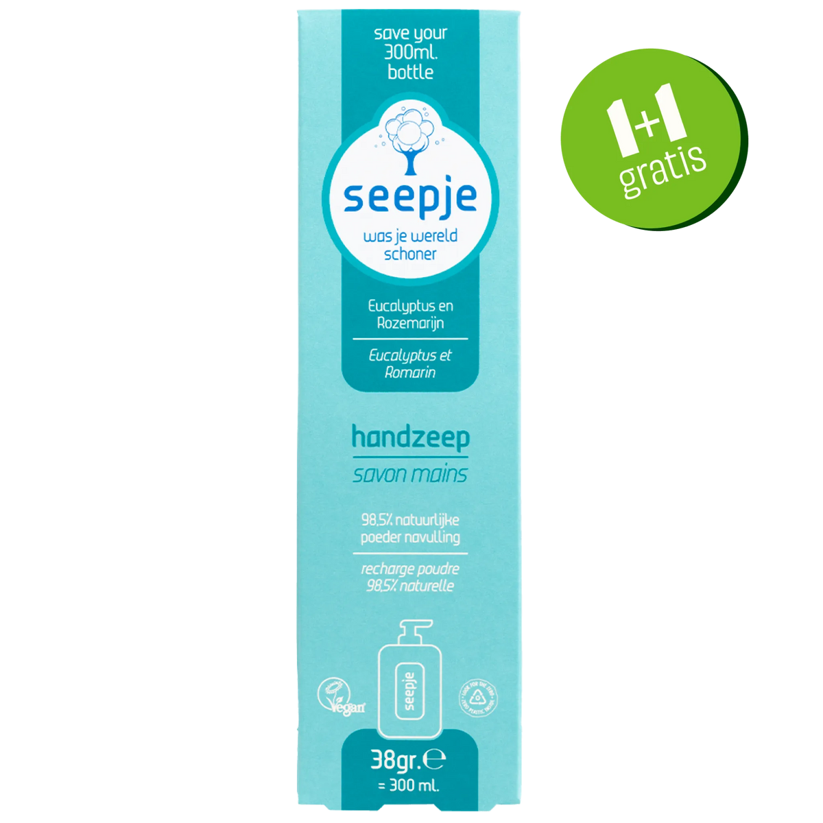 Handzeep navulling x10 | Eucalyptus en Rozemarijn
